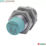Anten SIMATIC RF300/RF200 ANT18 Inox 6GT2398-1DA00 | Chịu nhiệt -25°C đến 70°C | IP65 | Ren M18x1 | Dài 40mm