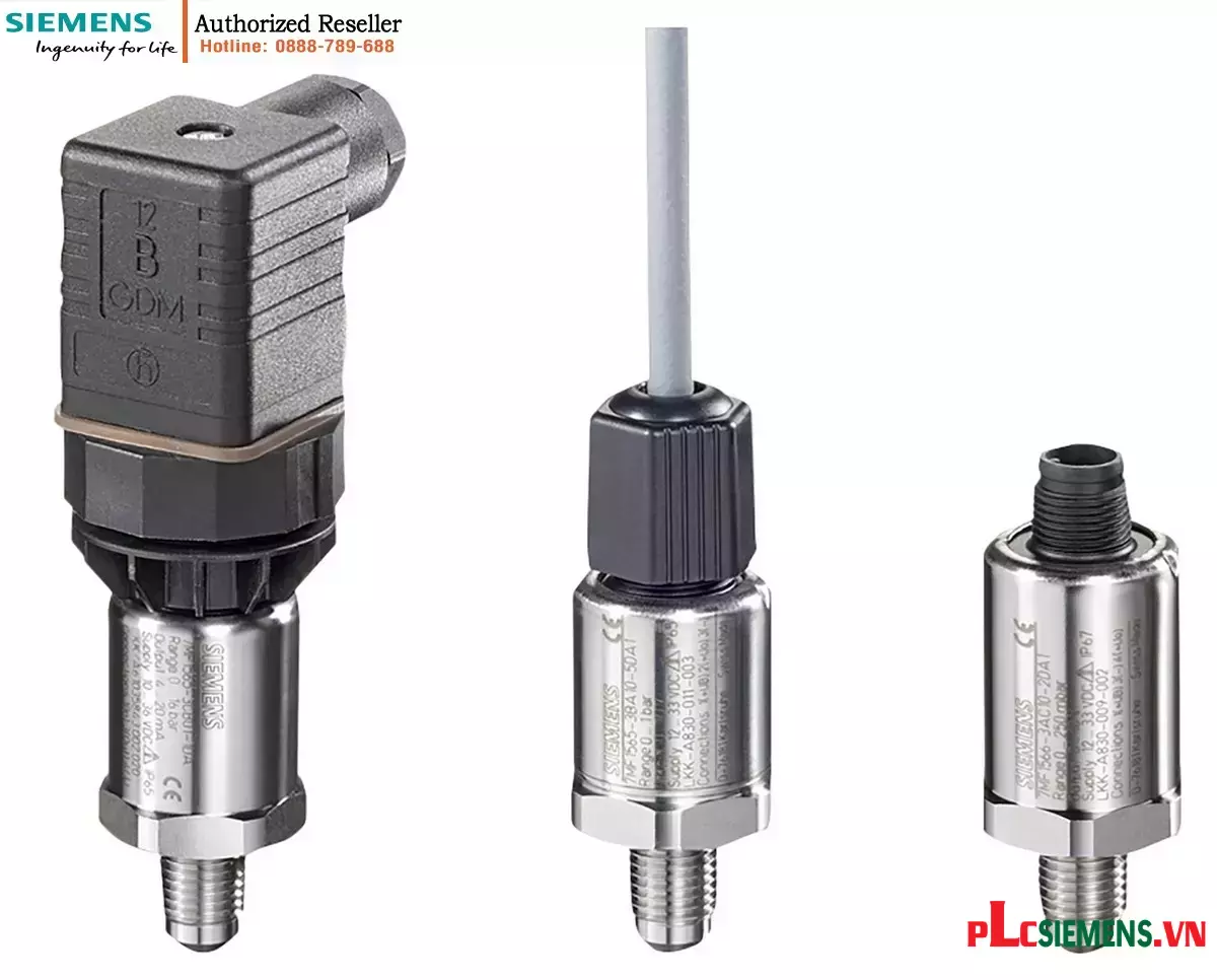Cảm Biến Áp Suất SITRANS P200 7MF1565-3CD00-1AA1 | Đầu Dò Áp Suất Tuyệt Đối 0-25 bar | Output 4-20mA 