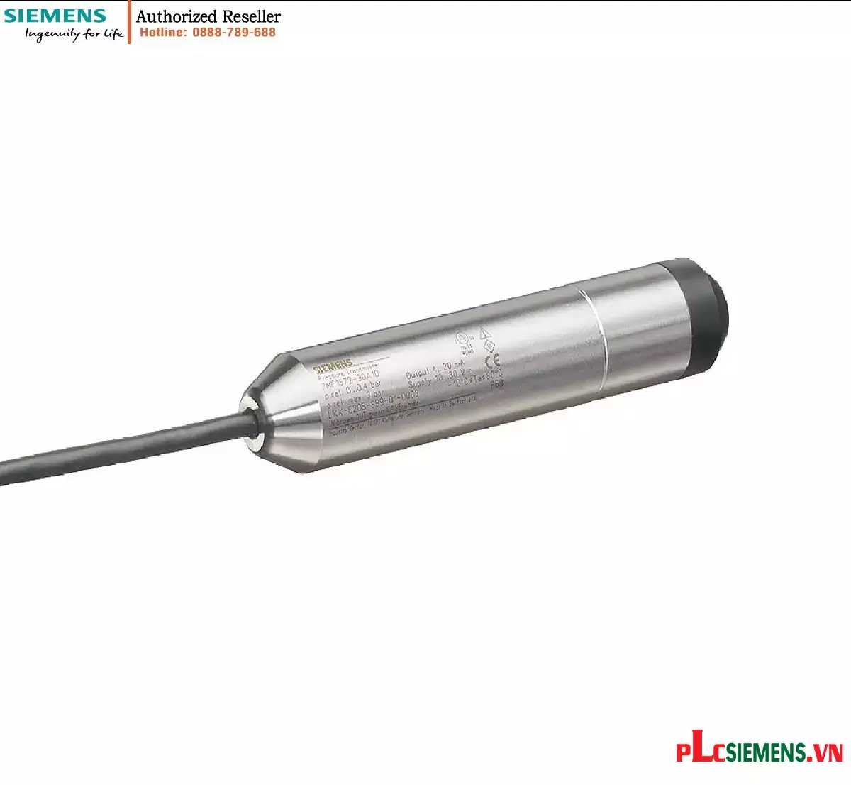 Cảm biến đo mức thủy tĩnh chìm SITRANS LH100 7MF1572-1EA10