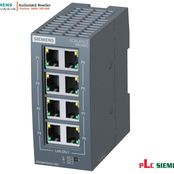 Switch Ethernet Công Nghiệp 6GK5008-0GA10-1AB2 - 8 Cổng RJ45 10/100/1000 Mbit/s