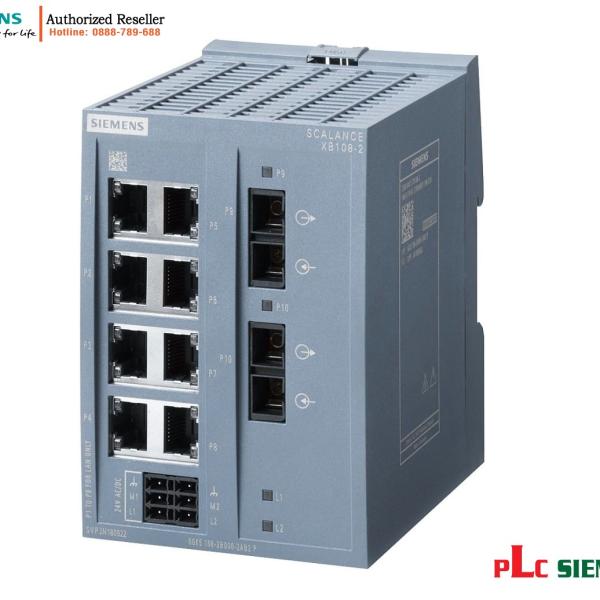 Switch 6GK5108-2BD00-2AB2 SCALANCE XB108-2, 8 Port Unmanaged