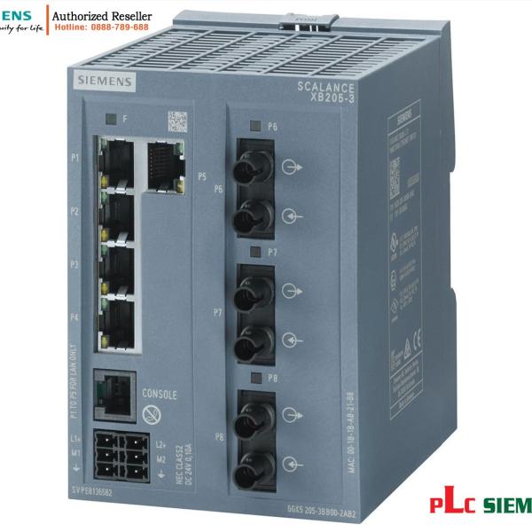 Switch quản lý 6GK5205-3BB00-2AB2 SCALANCE XB205-3, 5 cổng RJ45