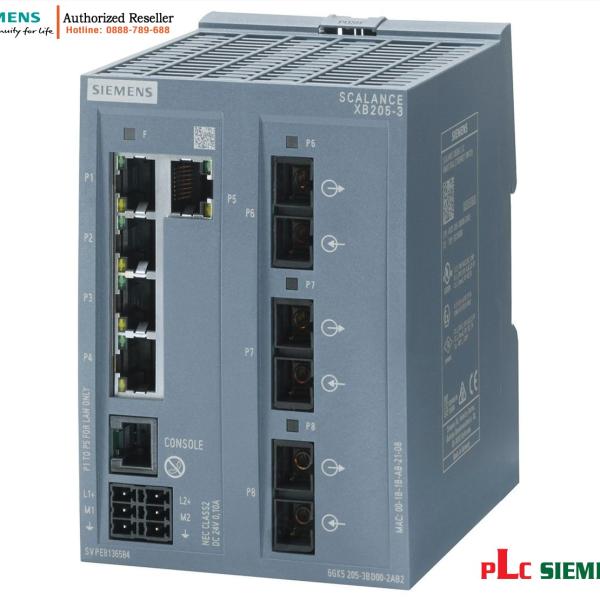 Switch Quản Lý 6GK5205-3BD00-2TB2 SCALANCE XB205-3 IEC 62443