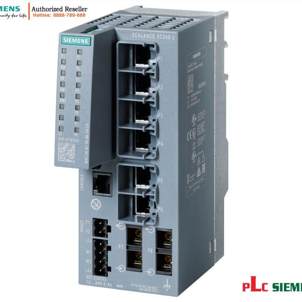 Switch Layer 2 6GK5206-2BD00-2AC2 SCALANCE XC206 - IEC 62443