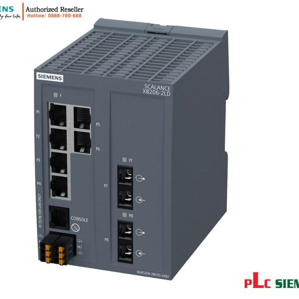 Switch quản lý 6GK5206-2BF00-2AB2 SCALANCE XB206 - 6 cổng RJ45