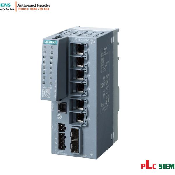 Switch quản lý Layer 2 6GK5206-2GS00-2FC2 - IEC 62443, 6 cổng RJ45