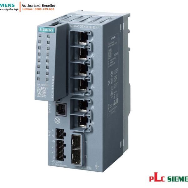 Switch 6GK5206-2GS00-2TC2 SCALANCE XC206-2SFP G - Quản lý Layer 2