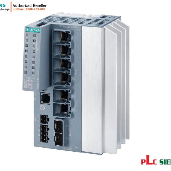 Switch PoE Quản Lý 6GK5206-2RS00-2AC2 - 6 Cổng RJ45, IEC 62443