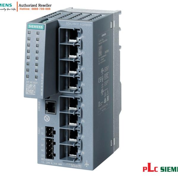 Switch Layer 2 IE 6GK5208-0BA00-2FC2 - 8 Port, IEC 62443, PROFINET