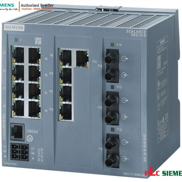 Switch quản lý 6GK5213-3BB00-2TB2 SCALANCE XB213-3, 13 cổng RJ45