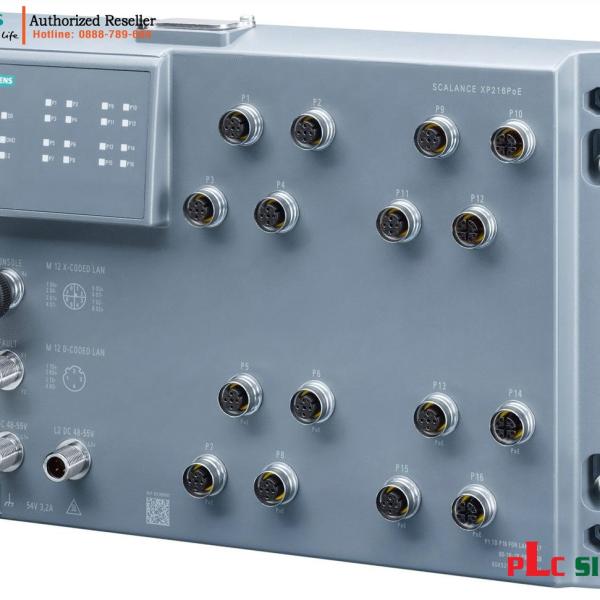 Switch Quản Lý 6GK5216-0HA00-2AS6 SCALANCE XP216 IP65, 12 Cổng