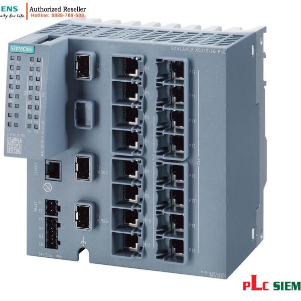 Switch PoE Quản Lý 6GK5216-3RS00-5AC2 SCALANCE XC216 - 14 Cổng RJ45