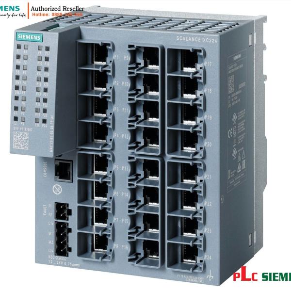 Switch Layer 2 IE 6GK5224-0BA00-2AC2 SCALANCE XC224 - Chất lượng cao