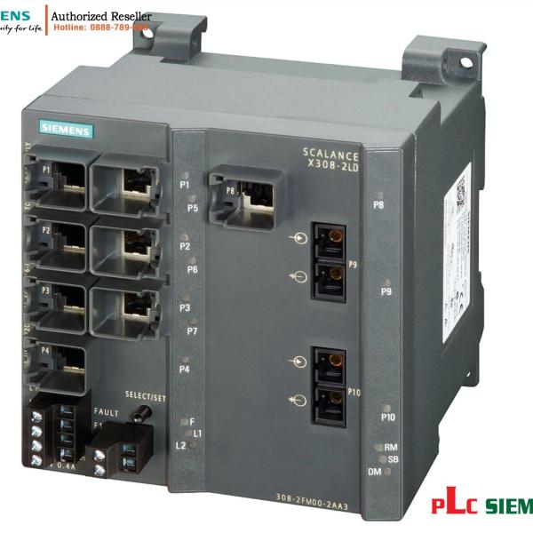 Switch Quản Lý SCALANCE X308-2LD 6GK5308-2FM10-2AA3 - Tốc Độ Cao