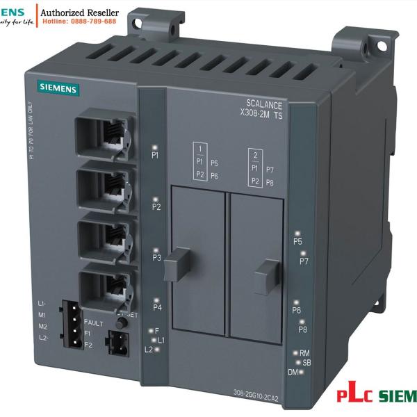 Switch Quản Lý SCALANCE X308-2M TS 6GK5308-2GG10-2CA2 EN 50155