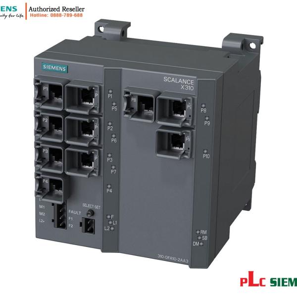 Công Tắc Quản Lý SCALANCE X310 6GK5310-0FA10-2AA3 - 10/100/1000 Mbit