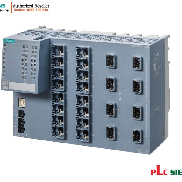 Switch quản lý 6GK5324-8TS01-2AC2 SCALANCE XCM324, 16 cổng RJ45