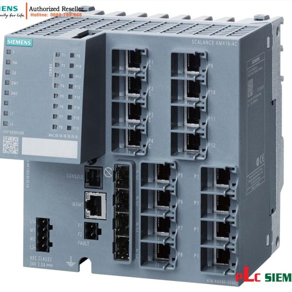 Switch Quản Lý 16 Cổng 6GK5416-4GR00-2AM2 SCALANCE XM416