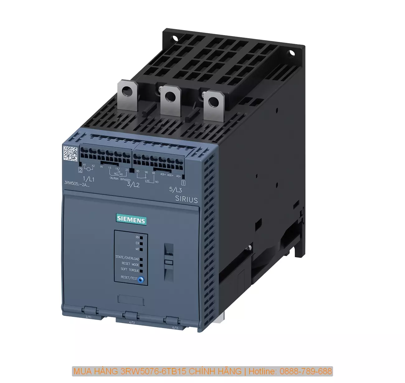 Khởi động mềm 3RW5076-6TB15 200-600V, 470A