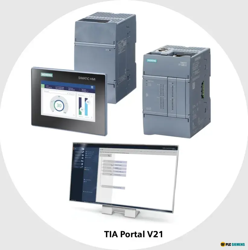 Siemens SIMATIC S7-1200 G2 HMI Package gồm PLC và màn hình vận hành HMI
