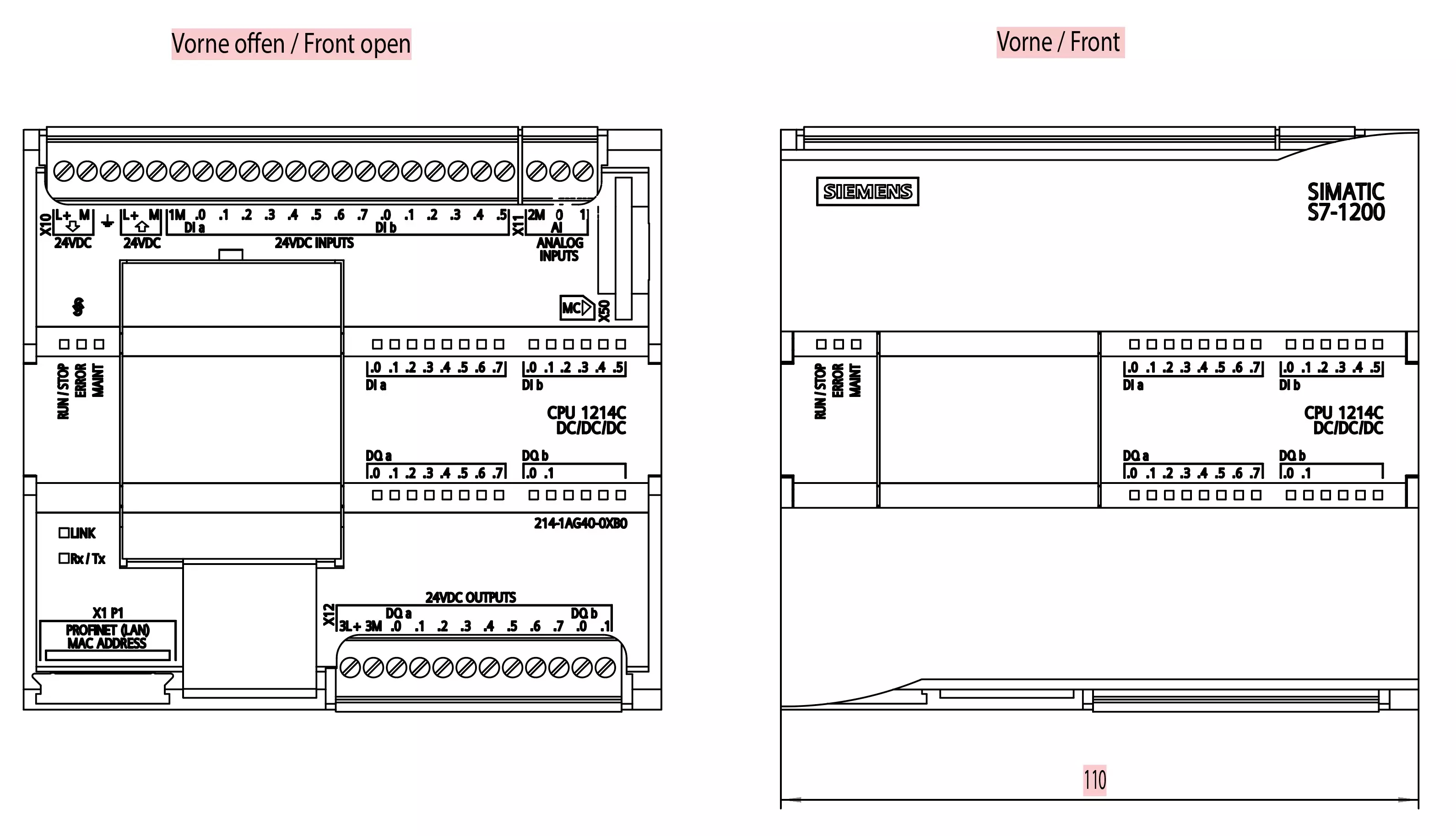 Sơ đồ các khối đấu diện CPU 1214C DCDCDC