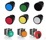 Thiết bị công tắc nút nhấn đèn báo 3SB6217-6AA30-1AA0